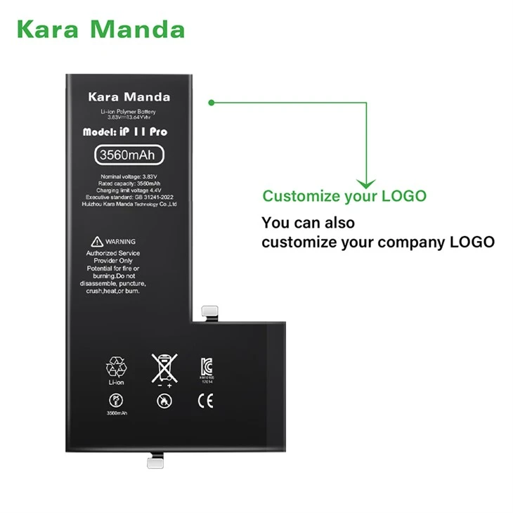High Capacity Battery For iPhone 11 Pro factory