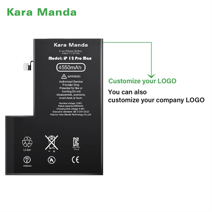 High Capacity Battery For iPhone 12 Pro Max factory