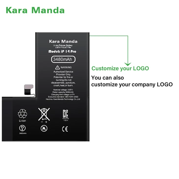 High Capacity Battery For iPhone 14 Pro factory