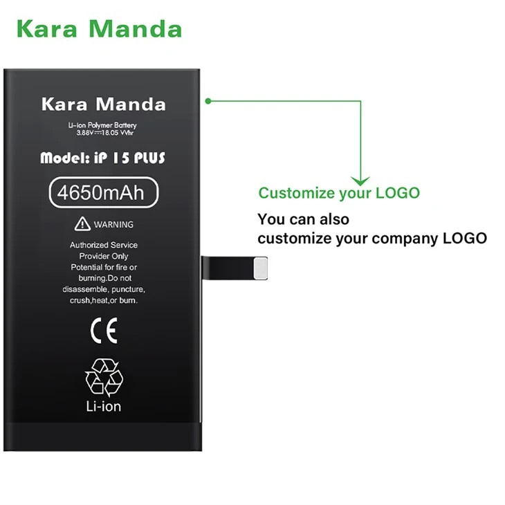 High Capacity Battery For iPhone 15 Plus factory