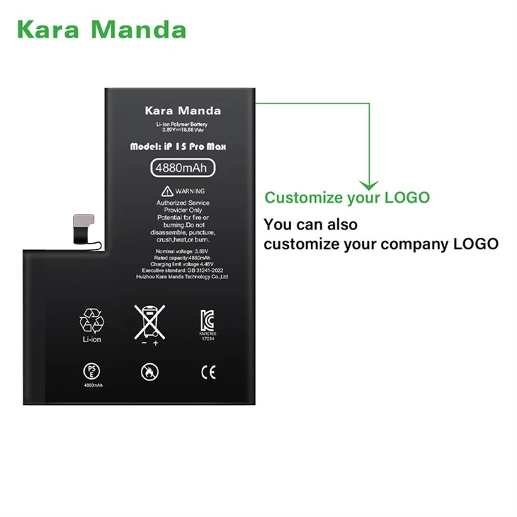 High Capacity Battery For iPhone 15 Pro Max factory