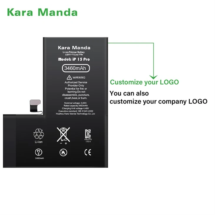 High Capacity Battery For iPhone 15 Pro factory