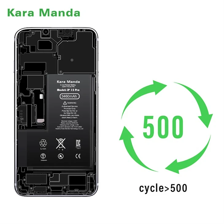 High Capacity Battery For iPhone 15 Pro high quality
