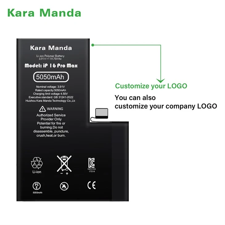 High Capacity Battery For iPhone 16 Pro Max factory High Capacity Battery For iPhone 16 Pro Max factory