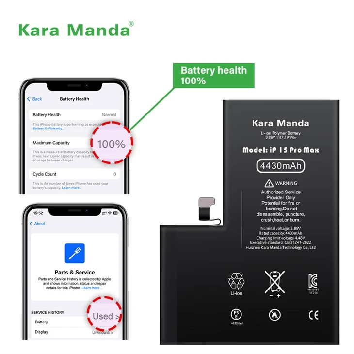 iPhone 15 Pro Max Diagnostic Battery factory
