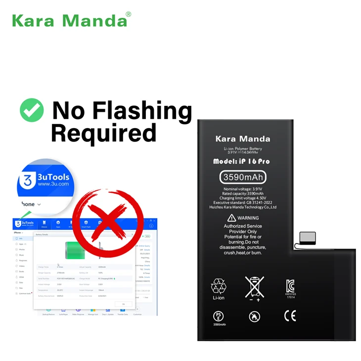 iPhone 16 Pro Diagnostic Battery high quality iPhone 16 Pro Diagnostic Battery high quality