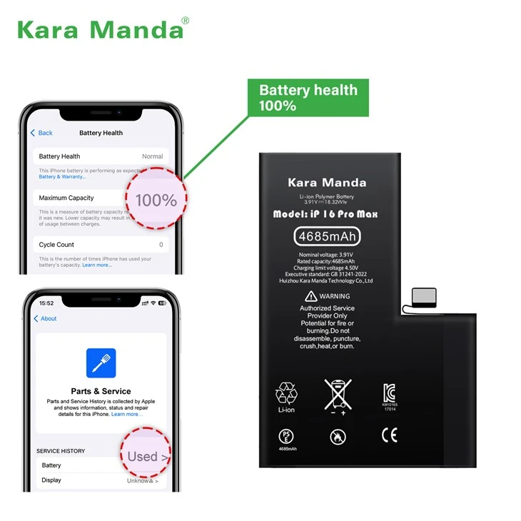 iPhone 16 Pro Max Diagnostic Battery factory iPhone 16 Pro Max Diagnostic Battery factory