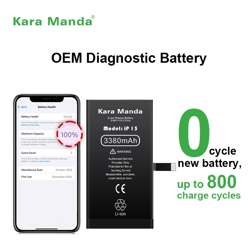 Diagnostic Battery for iPhone 15