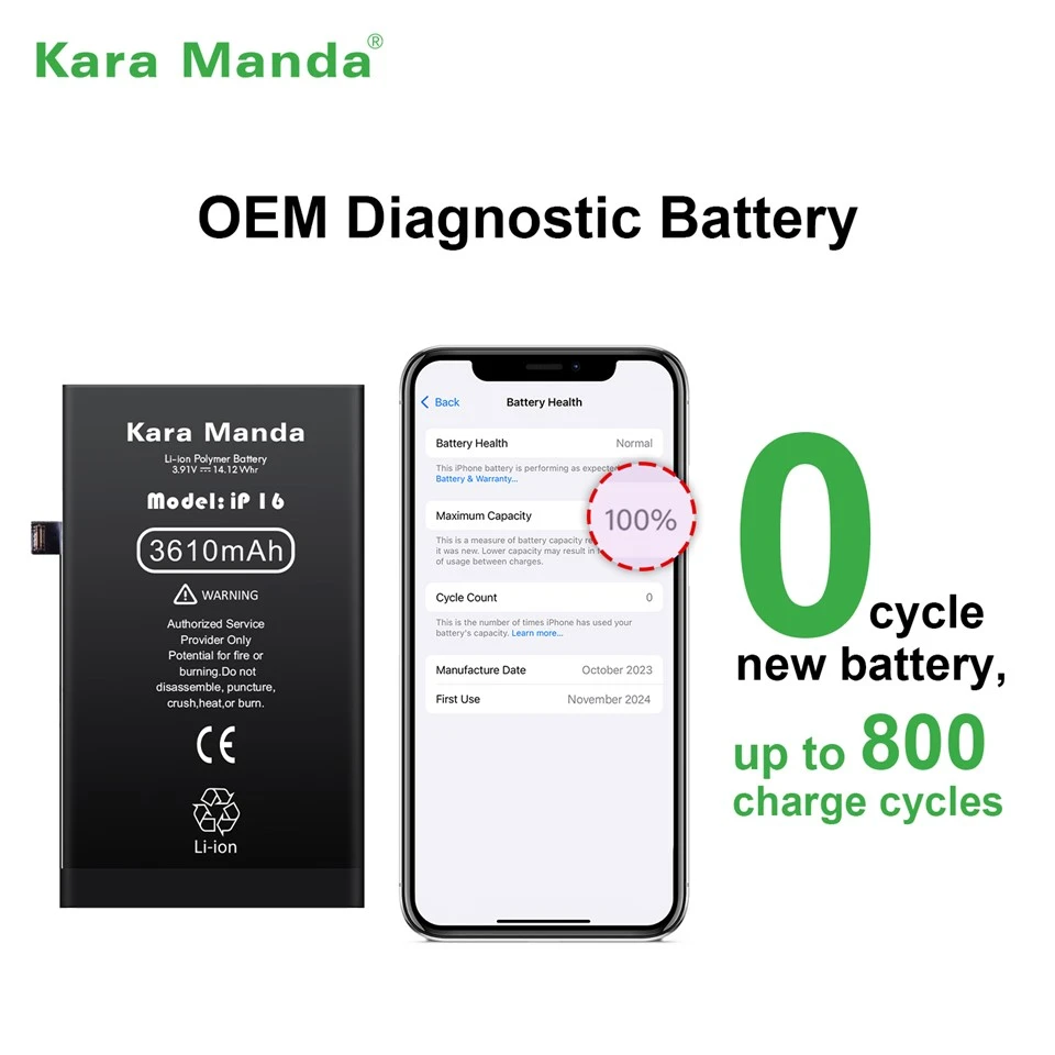 Diagnostic Battery for iPhone 16