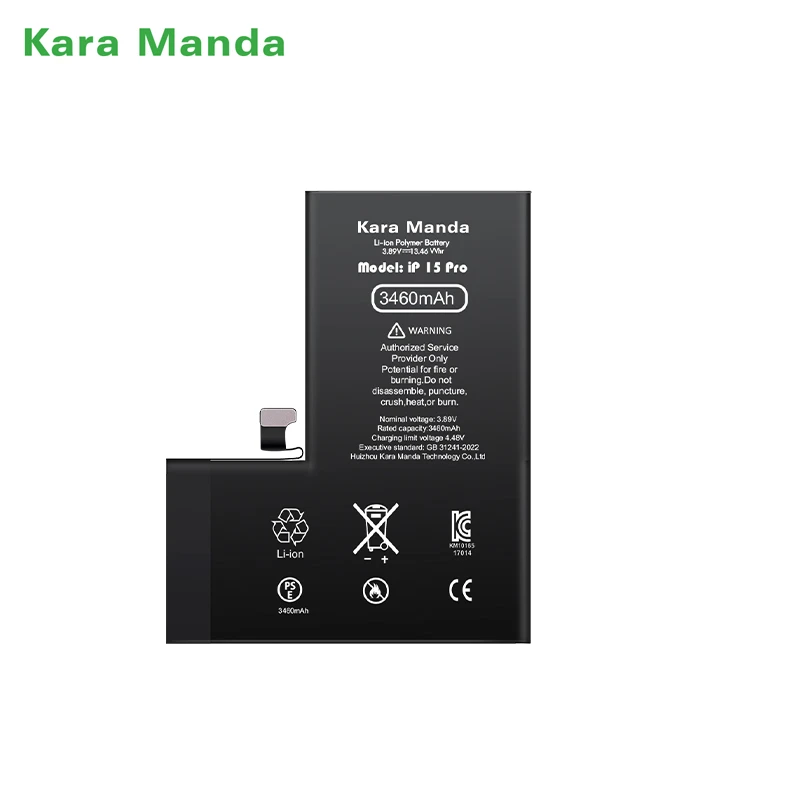 High Capacity Battery for iPhone 15 Pro