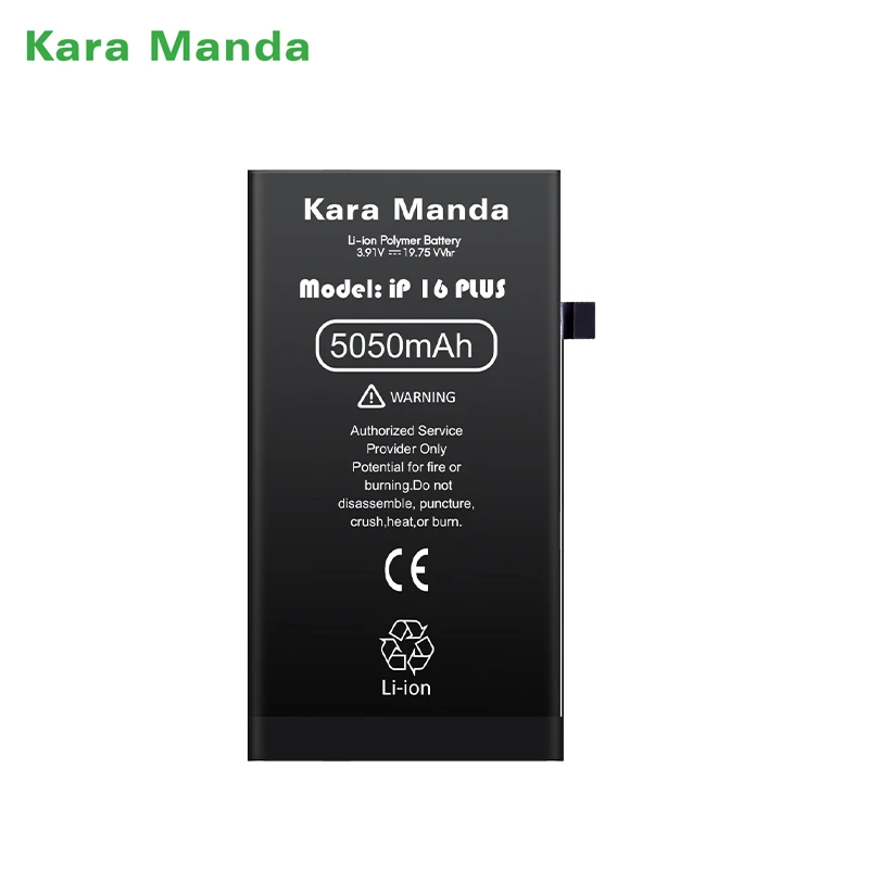 High Capacity Battery for iPhone 16 Plus
